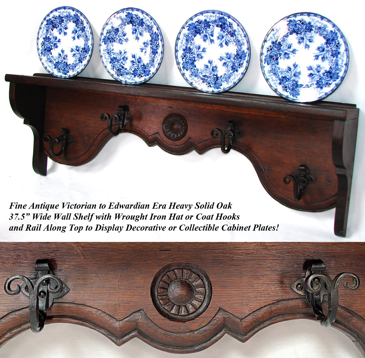 Large Antique Victorian Era 37.5