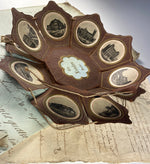 Charming 19th Century Intaglio Engraved Images of London, 15, of London, Forms a Basket or Card Tray