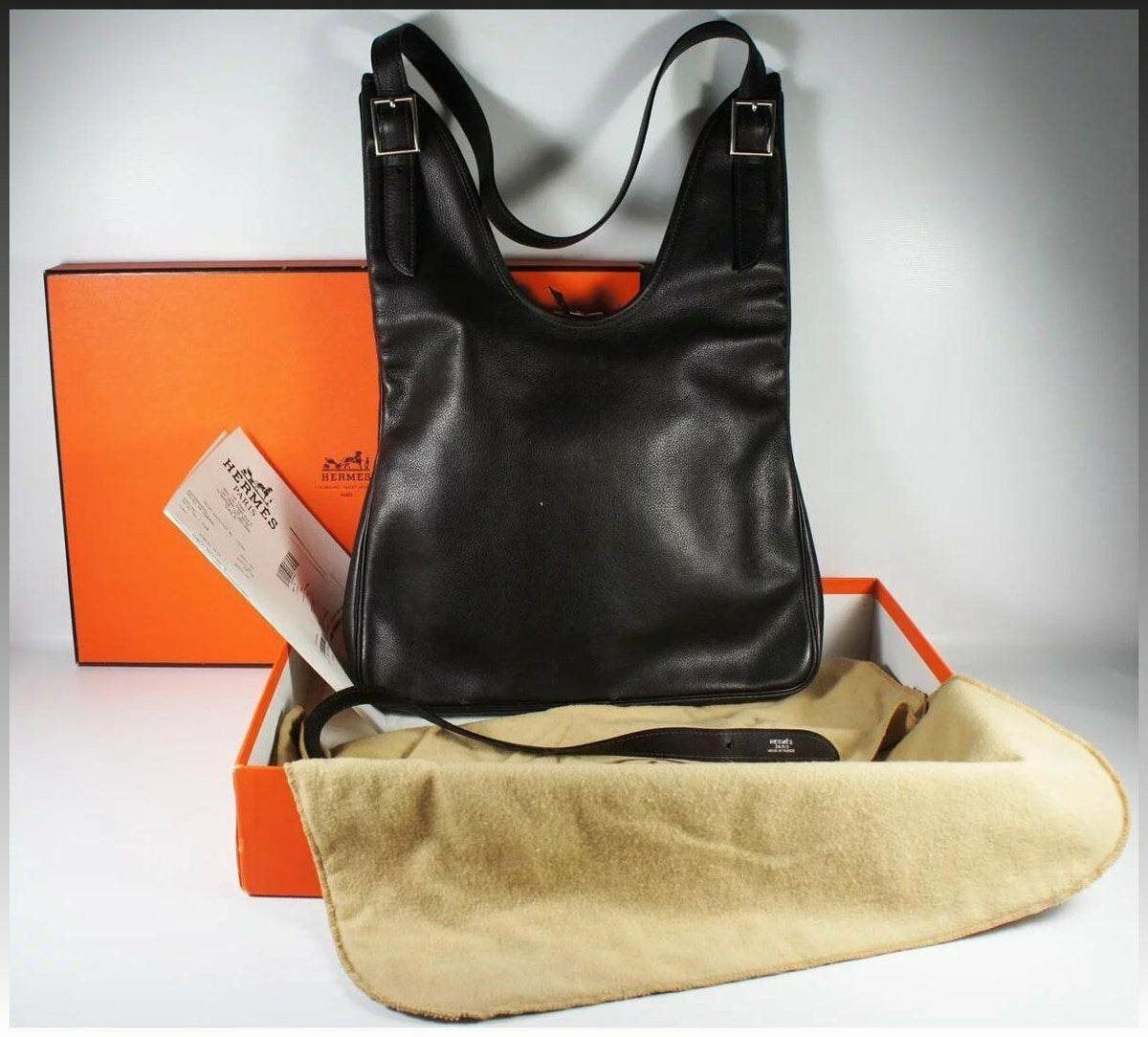 Pre-owned Hermes Massai Shoulder Bag In Brown