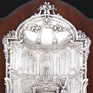 Antique to Vint. French 13.75" Figural Plaque, Basilica Shrine of St. Therese of Lisieux