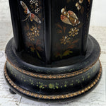 Antique French Mechanical Carousel Style Cigar Caddy or Presenter, Bird & DragonFly