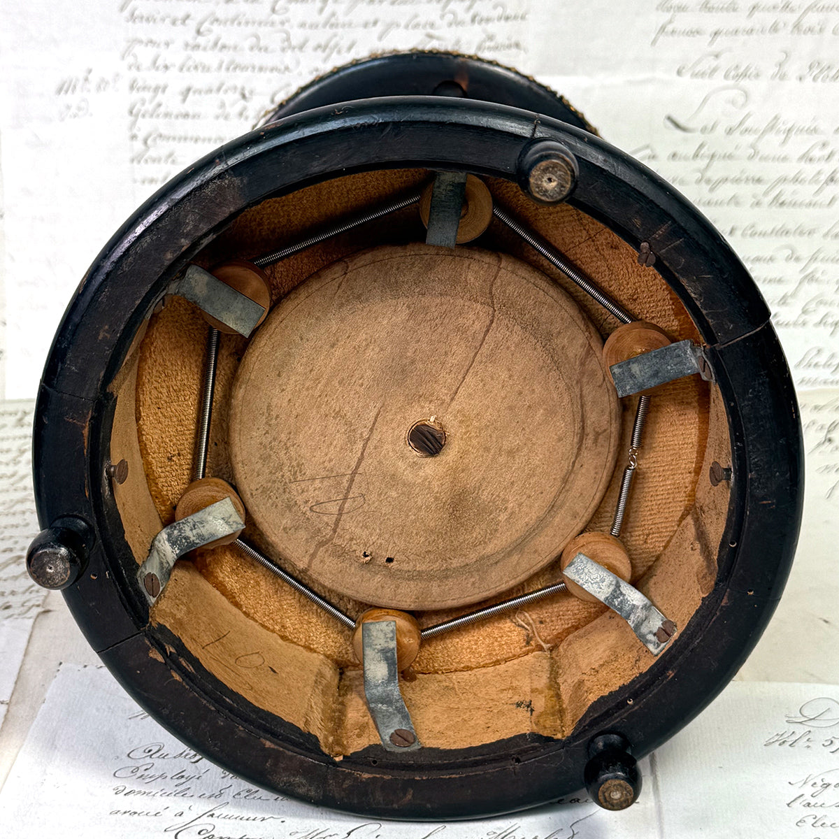 Antique French Mechanical Carousel Style Cigar Caddy or Presenter, Bird & DragonFly