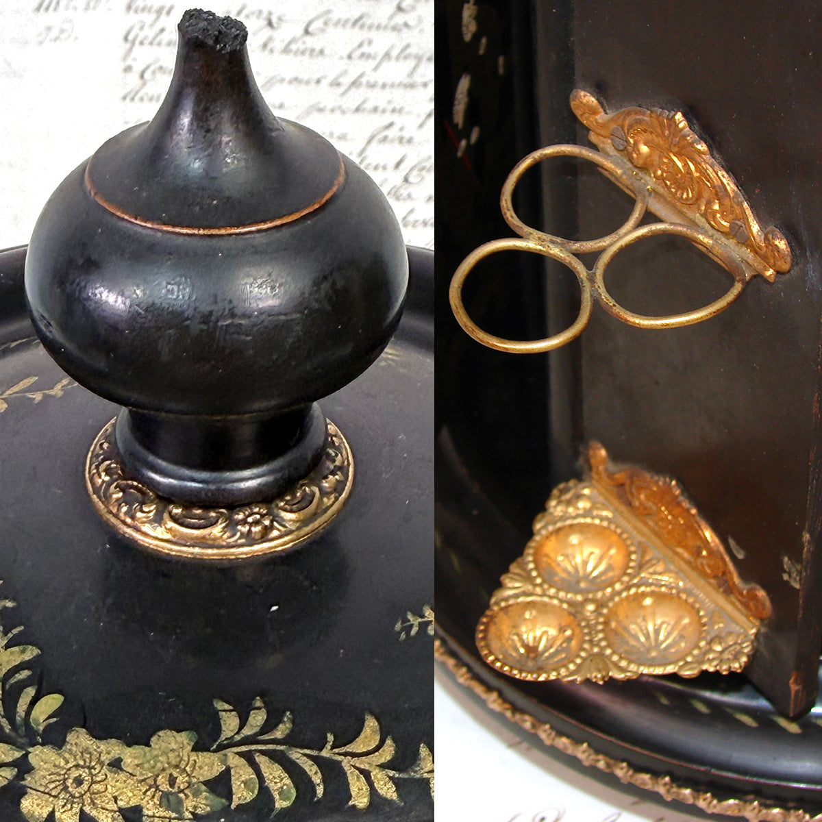 Antique Napoleon III Mechanical Carousel Style Cigar Caddy or Presenter, Chinoiserie