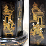 Antique Napoleon III Mechanical Carousel Style Cigar Caddy or Presenter, Chinoiserie