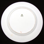 Antique T. Good & Co. Copelands China 9" Plate Pair, Raised Gold Enamel & Cobalt