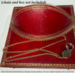 Antique to Vintage 14k Gold Jeweler's Loupe, Folding and with Bale for Pendant or Chain Jewelry