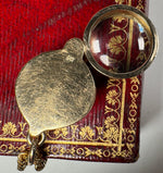 Antique to Vintage 14k Gold Jeweler's Loupe, Folding and with Bale for Pendant or Chain Jewelry