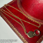 Antique to Vintage 14k Gold Jeweler's Loupe, Folding and with Bale for Pendant or Chain Jewelry