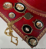 Antique to Vintage 14k Gold Jeweler's Loupe, Folding and with Bale for Pendant or Chain Jewelry