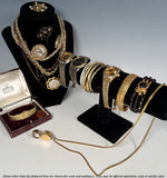 Antique to Vintage 14k Gold Jeweler's Loupe, Folding and with Bale for Pendant or Chain Jewelry