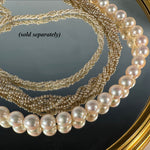 Antique Loose 8 + mm Akoya Pearls, 46 in All and 16" Long Strand, Need to be Strung, 8mm