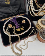 Antique Loose 8 + mm Akoya Pearls, 46 in All and 16" Long Strand, Need to be Strung, 8mm