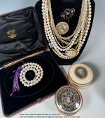 Antique Loose 8 + mm Akoya Pearls, 46 in All and 16" Long Strand, Need to be Strung, 8mm