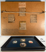 Antique 18th Century Portrait Miniatures (4) Family, English Military Officer Guard of Napoleon at Death