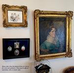 Antique 18th Century Portrait Miniatures (4) Family, English Military Officer Guard of Napoleon at Death