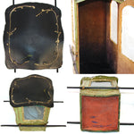 Rare Antique French Vernis Martin 12" Miniature Sedan Chair WITH Exquisite Original Doll, Palanquin, Chaise a Porteur