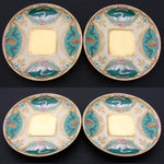 Antique French c. 1850-70 Empire Revival Style 5pc Tete-a-tete Sized Tea or Coffee Set, Swans