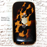 Quality Antique French Tortoise Shell Cigar or Spectacles Case, Original Interior