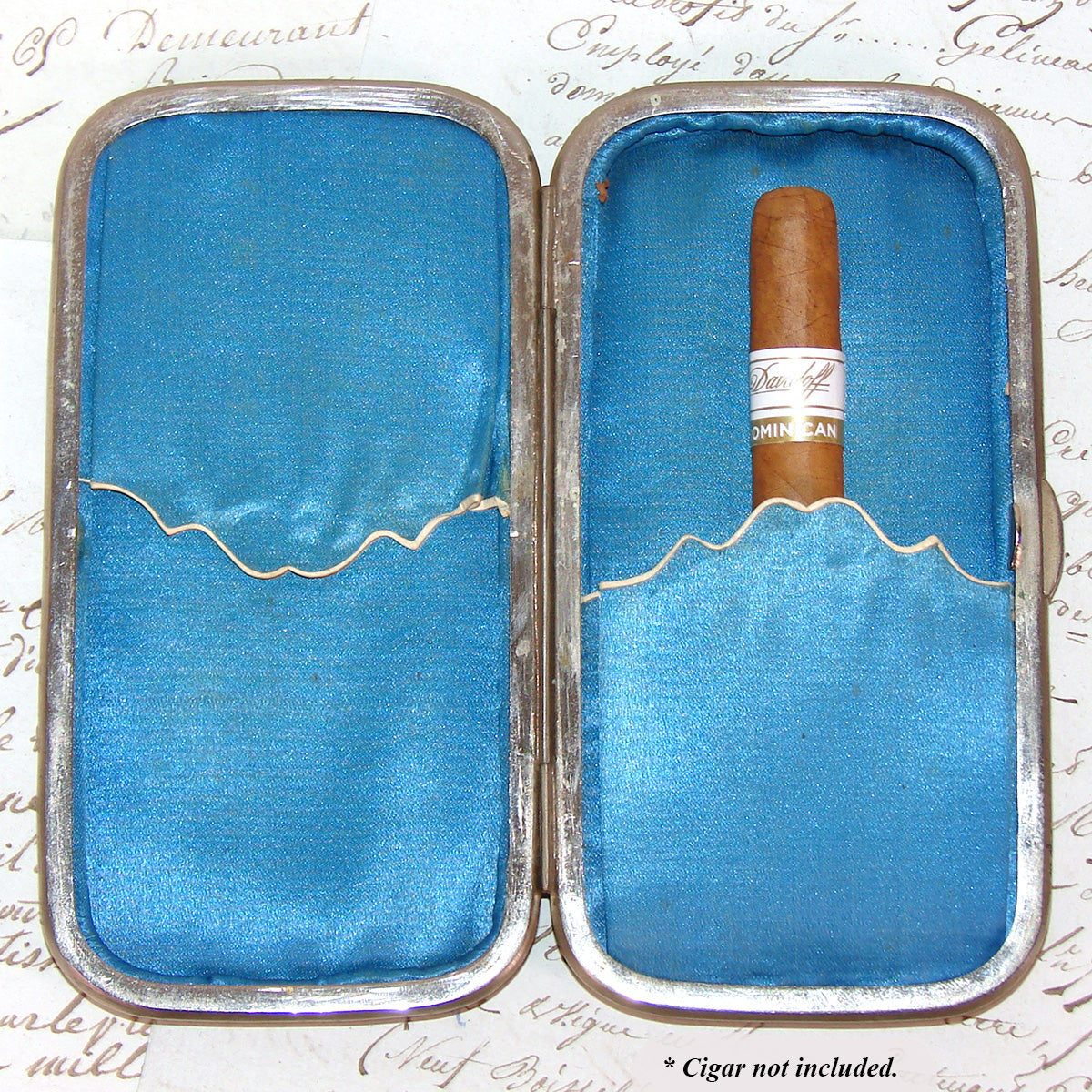 Quality Antique French Tortoise Shell Cigar or Spectacles Case, Original Interior