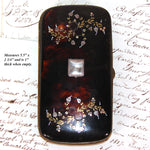 Antique French Tortoise Shell Cigar or Spectacles Case, Etui - Tortoiseshell & Pique