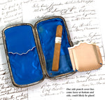 Antique French Tortoise Shell Cigar or Spectacles Case, Etui - Tortoiseshell & Pique