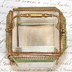 Antique French Napoleon III Pocket Watch Casket or Display, a Miniature Vitrine