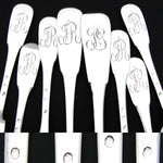 Antique French Sterling SIlver 28pc Dinner Flatware Set, Fiddle Pattern with “FR” Monograms