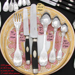 Antique French Sterling SIlver 35pc Dinner Flatware Set, Fiddle Pattern with “MP” Monograms
