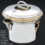 Rare Antique French Portable Traveling Tea & Coffee Service by Gustave Keller, Paris