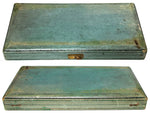 Antique French Louis XIV or Rococo Revival Style 12pc Teaspoon Set, Orig. Fitted Box