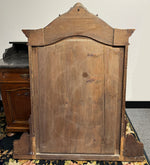 Stunning 7'3" Tall Antique French Walnut Dresser, Dry Sink and Mirror Cabinet in Excellent Condition