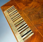 RARE Antique 19th Century French Miniature Piano Sewing Box, Music Box Plays, Sewing Tools