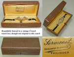 Vintage Lady's Benrus 14k Gold and Diamond Dress Watch, 17 Jewel, in Box and Working