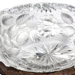 Huge 15.5" Tall Antique 19th Century Hand Carved Swiss Black Forest Stand for Oval Bowl, Goat