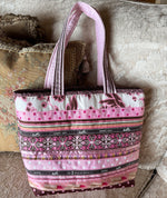 Brand New Darling Tote Bag Made up of Ribbons, Including Official Hermés Brown Logo Ribbons