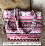 Brand New Darling Tote Bag Made up of Ribbons, Including Official Hermés Brown Logo Ribbons