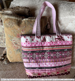 Brand New Darling Tote Bag Made up of Ribbons, Including Official Hermés Brown Logo Ribbons