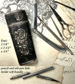 RARE Late 18th to earliest 19th Century French Necessaire, Vanity, Desk, Pocket Knife, Scissors, Pen
