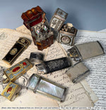RARE Late 18th to earliest 19th Century French Necessaire, Vanity, Desk, Pocket Knife, Scissors, Pen
