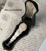 Large Carved 19th Century Mother of Pearl Antique French Sceau, Wax Seal, Excellent Condition