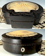 Antique 18th Century to early 1800s French Palais Royal Sewing Box, Mother of Pearl Shell, no Tools - Refit