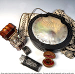 Antique 18th Century to early 1800s French Palais Royal Sewing Box, Mother of Pearl Shell, no Tools - Refit