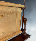 Antique 19th Century French Walnut Needlework Work Frame, Embroidery Stand, Lathe-turned
