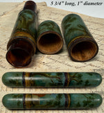 Fine Antique French Billet Doux, Love Notes Etui via Courier c.1750, Marie Antoinette's Vernis Martin Decorative Favorite