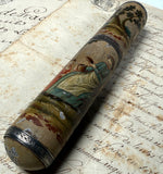Antique French Billet Doux, Love Notes Etui for Courier Delivery in c.1750, Marie Antoinette's Vernis Martin Style