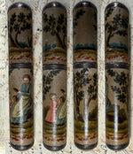 Antique French Billet Doux, Love Notes Etui for Courier Delivery in c.1750, Marie Antoinette's Vernis Martin Style