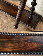 Antique 20.25" Lathe Turned French Tabletop or Lap Top Embroidery or Needlework Frame, Stand, Stretcher