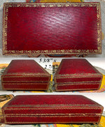 Fine Antique French Palais Royal 18k Mother of Pearl Sewing Nécessaire, Etui, Set Figural Scissors, 7 Tools