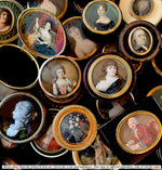 Fine Antique 18th Century Vernis Martin, 18k Gold, Wax Flower Bonboniere, Snuff or Patch Box