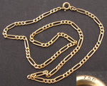 Fine Vintage or Estate 18k Gold Necklace, 15" Chain with "750" Hallmarks, 3.76gm